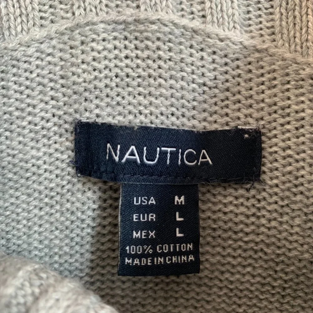 Nautica Cowl Neck Long Sleeve Sweater - Picture 2 of 9